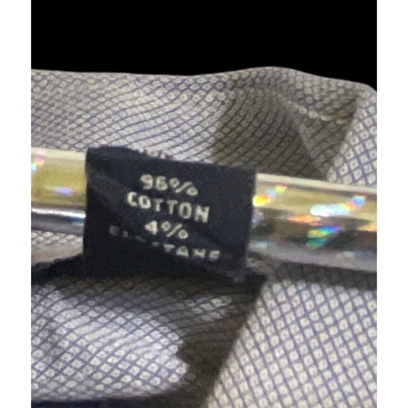 TOMMY HILFIGER Mens Regular Fit Blue Wrinkle Resistant Button Down Shirt Size XL - Picture 4 of 10